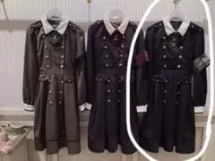 Amavel 革命家のミリタリーワンピース ブラック