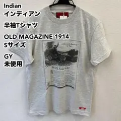 Indian インディアン 半袖Tシャツ Sサイズ GY 未使用
