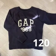 120 GAP トレーナー 1969 ネイビー　子供　長袖　Tシャツ　ギャップ