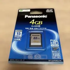 Panasonic 4GB SDカード CLASS 4