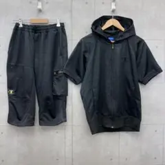 Champion チャンピオン ウォームアップ上下セット アニマル柄 黒