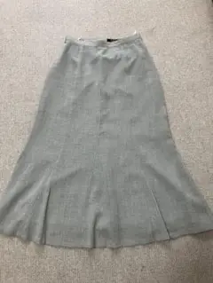 レディース　ロングスカート　グレー