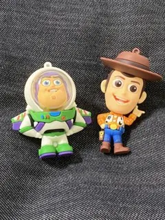 未使用　BIG トイストーリー　ウッディ バズ　フィギュア　ジビッツ　クロックス