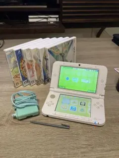 3DS LL ピンク/ホワイト ソフト6本
