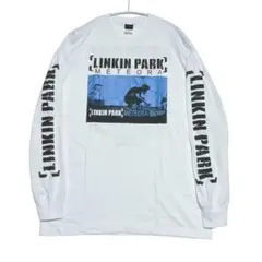新品 ロングTシャツ リンキンパーク メテオラ バンドTロックT 長袖 白 L