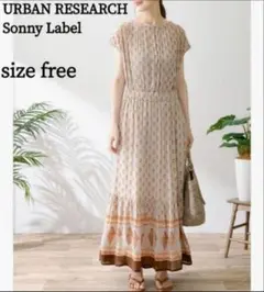 URBAN RESEARCH Sonny Label マキシワンピース　シフォン