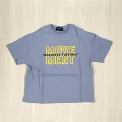 RAT EFFECT キッズ ロゴプリントTシャツ ライトブルー 120cm