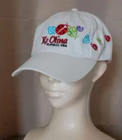 KO Olina キャップ　帽子　ホワイト　てんとう虫