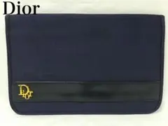 Christian Dior ディオール クラッチバッグ ネイビー ポーチ716