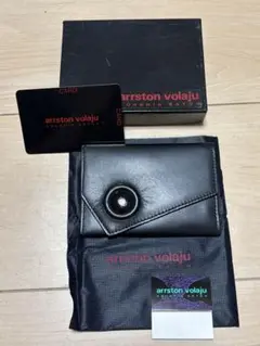arrston volaju 黒 レザー 名刺入れ　kohshin satoh