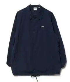 Coen Yaleコラボ コーチジャケット ワンポイントロゴ ネイビー Ｌサイズ