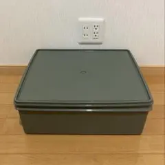 【タッパーウェア】スーパーケース グレー 収納ケース