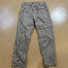 ベージュ コットン チノパン