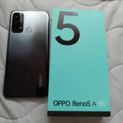 OPPO Reno 5A シルバーブラック