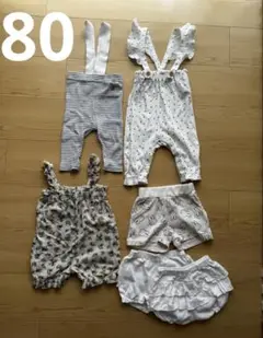 コトリ バースデー UNIQLO 80～90 ホワイトシリーズ6枚set