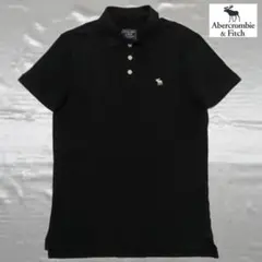 【Abercrombie & Fitch】アバクロの刺繍ロゴ入りポロシャツ（S）