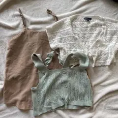 3点まとめ売り　女の子160 キャミソールビスチェボレロ　GAP ラブトキシック