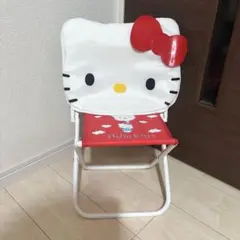 ☆新品☆　ハローキティ　ウサハナ　アウトドアチェア　折りたたみ三脚椅子　レトロ ☆新品☆ ハローキティ ウサハナ アウトドアチェア 折りたたみ