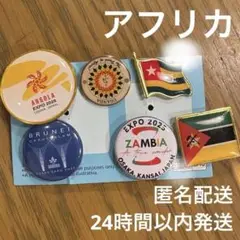 2025年大阪万博 ピンバッチアフリカセット