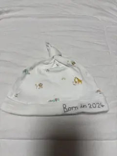 NEXT ベビー帽子 動物柄 Born in 2024
