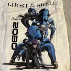 タグ付 GU 攻殻機動隊 Tシャツ Lサイズ S.A.C ホワイトジーユー 新品
