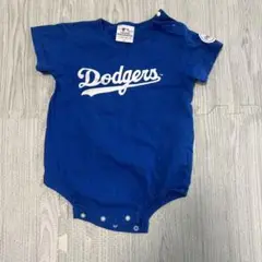Dodgers ロンパース 80サイズ 青