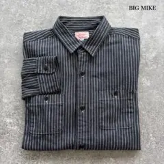 【BIG MIKE】 ビッグマイク ヒッコリーストライプ デニムシャツ 長袖