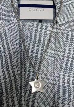 銀 星 GUCCI キーホルダー キーリング トップ スター