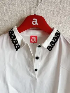 archivio アルチビオ ポロ ポロシャツ aロゴ 白 ホワイト S 36