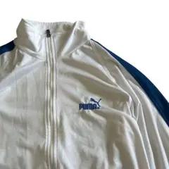 PUMA トラックジャケット ジャージ ホワイト/ブルー y2k