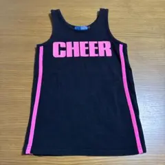 CHEER タンクトップ Sサイズ 黒