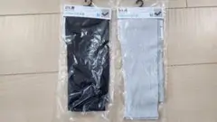 UNIQLO エアリズム UVカットアームカバー ブラック グレー M 新品