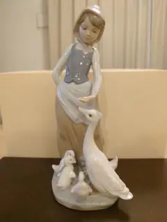 LLADRO リヤドロ あひると少女 1306 フィギュリン 希少 マット仕上げ 2025年最新】リヤドロ 少女とアヒルの人気アイテム - メルカリ