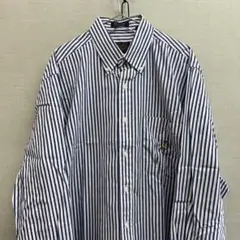 CHAPS チャップスラルフローレン　80s ストライプ　長袖シャツ　古着
