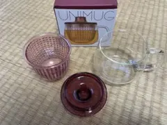 キントー　UNIMUG ピンク ティーポット 未使用に近い