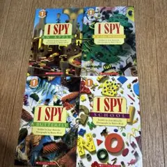 I Spy 4冊 観察力ゲーム 英語絵本 Scholastic Reader