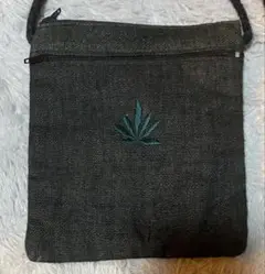 HEMP ショルダーポーチ　"BLACK HEMP"