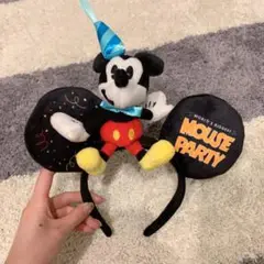 ディズニーカチューシャ ミッキー 海外限定 90周年