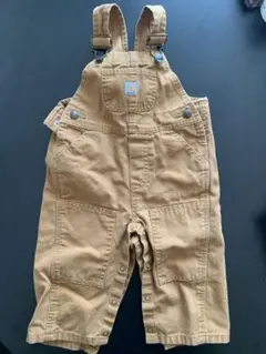 Carhartt キッズオーバーオール 12M ブラウン
