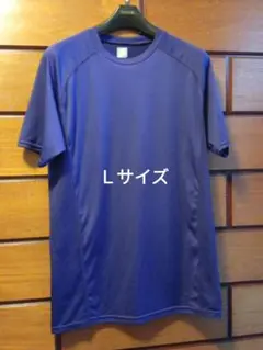 ZETT 紫色 Lサイズ ラグランスリーブ アンダーシャツ半袖