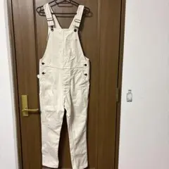 Johnbull☆アイボリー コットン オーバーオール