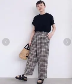 アトリエサボン　たくさんタックパンツ