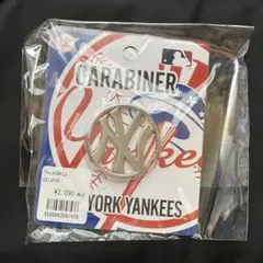 MLB カラビナ　シルバー　ニューヨーク・ヤンキース