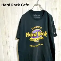 ハードロックカフェ　ホテル&カジノ　セミノール　ハリウッドロゴプリント　Tシャツ