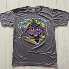 セサミストリート　カウント伯爵　Tシャツ　Lサイズ