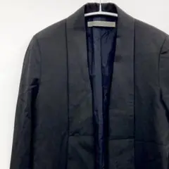 【superfine】スーパーファインジャケットイタリア製ブラックSサイズ