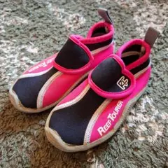 マリンシューズ REEF TOURER キッズスニーカー ピンク×ブラック