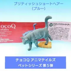 希少【海洋堂】チョコQペットシリーズ第5弾ブリティッシュショートヘアー ブルー