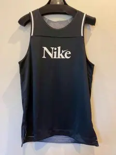 Nike メッシュタンクトップ 黒 グレー リバーシブル　キッズ 160㎝