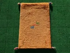 60×40cm　ギャッベ　ペルシャ絨毯　手織り